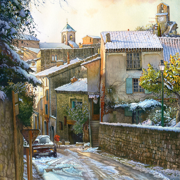 Lourmarin,-lumière-d&#039;hiver