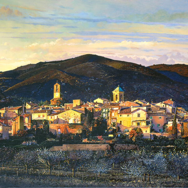 Lourmarin, lumière du soir